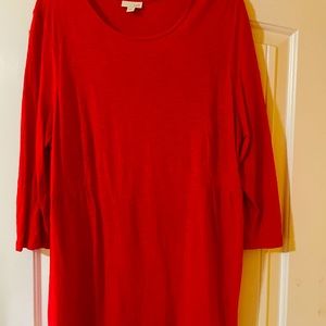 J Jill red top